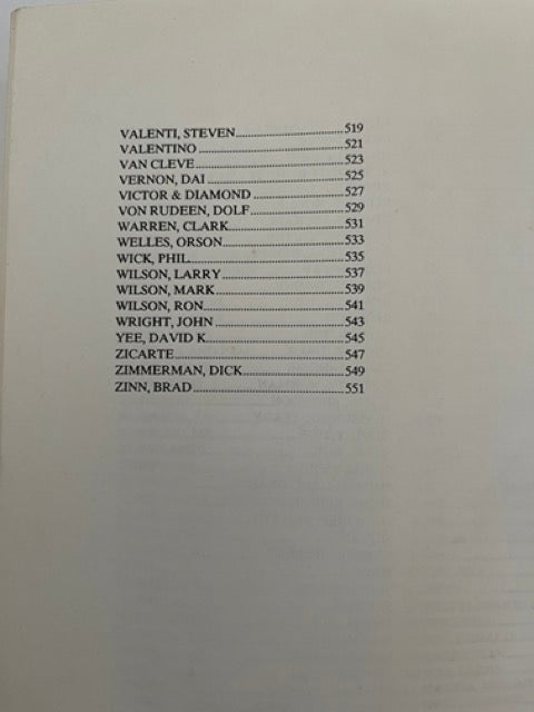 The Magic Castle Walls of Fame - Ted Salter/Nielsen Magic