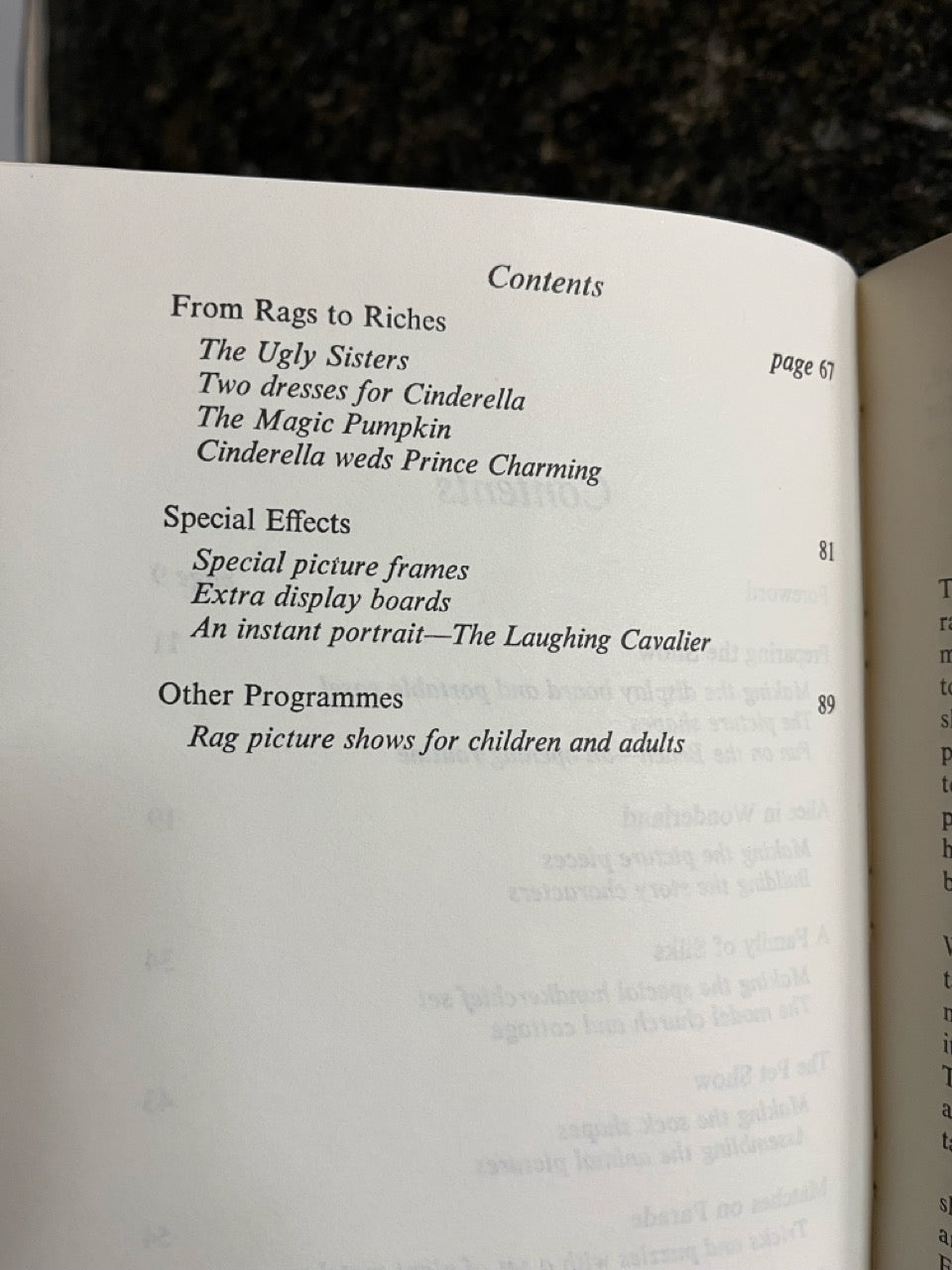 Rag Picture Shows - Eric Hawkesworth