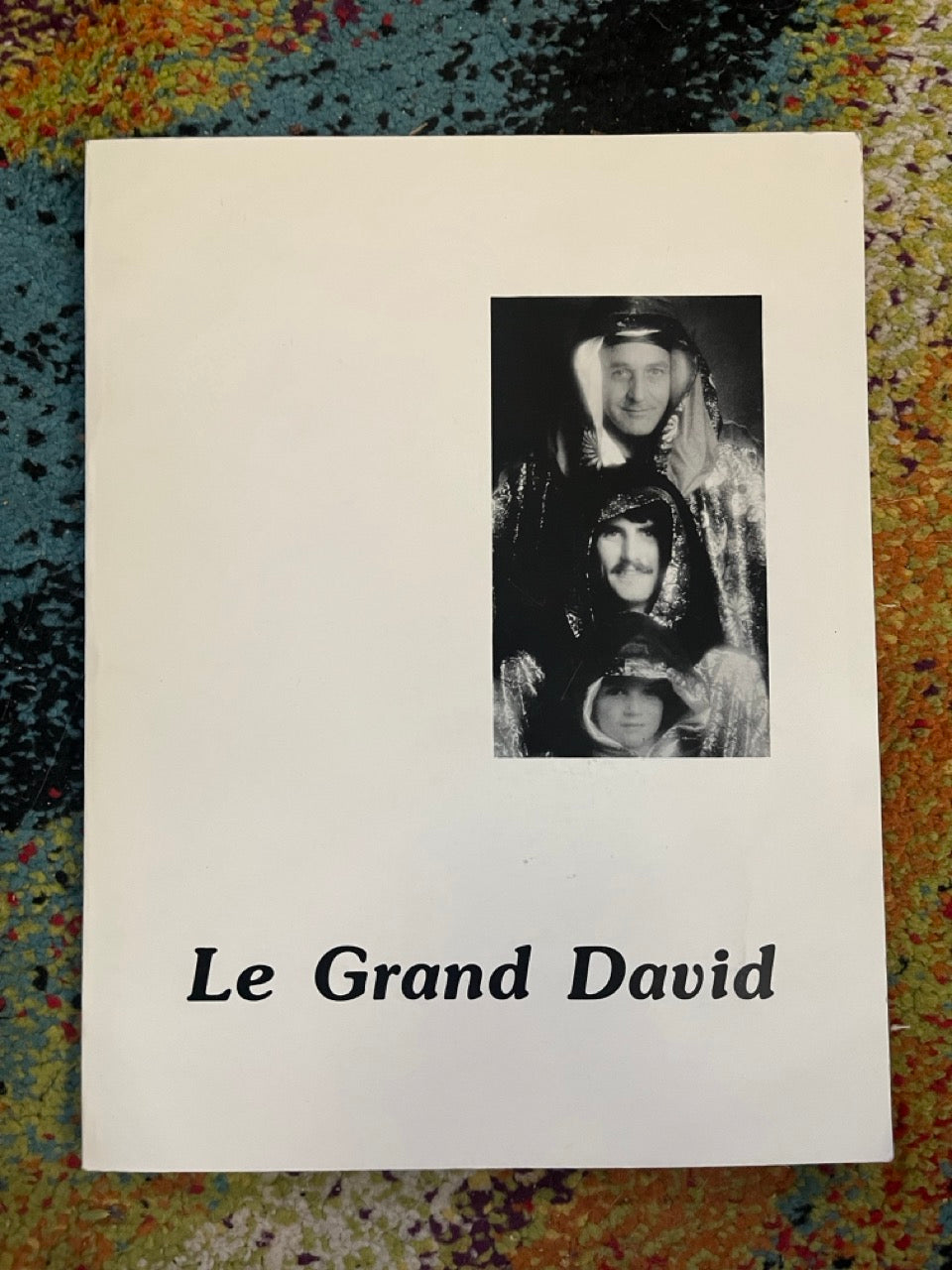Le Grand David Souvenir Program - SIGNED