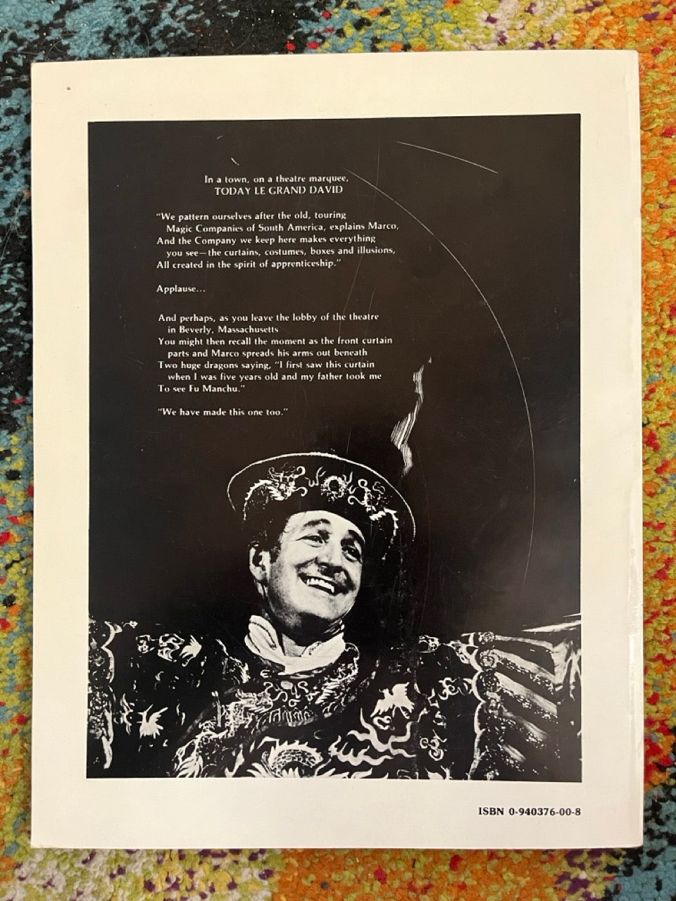 Le Grand David Souvenir Program - SIGNED