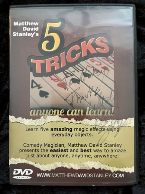 5 Tricks Anyone Can Learn - Matthew David Stanley - DVD