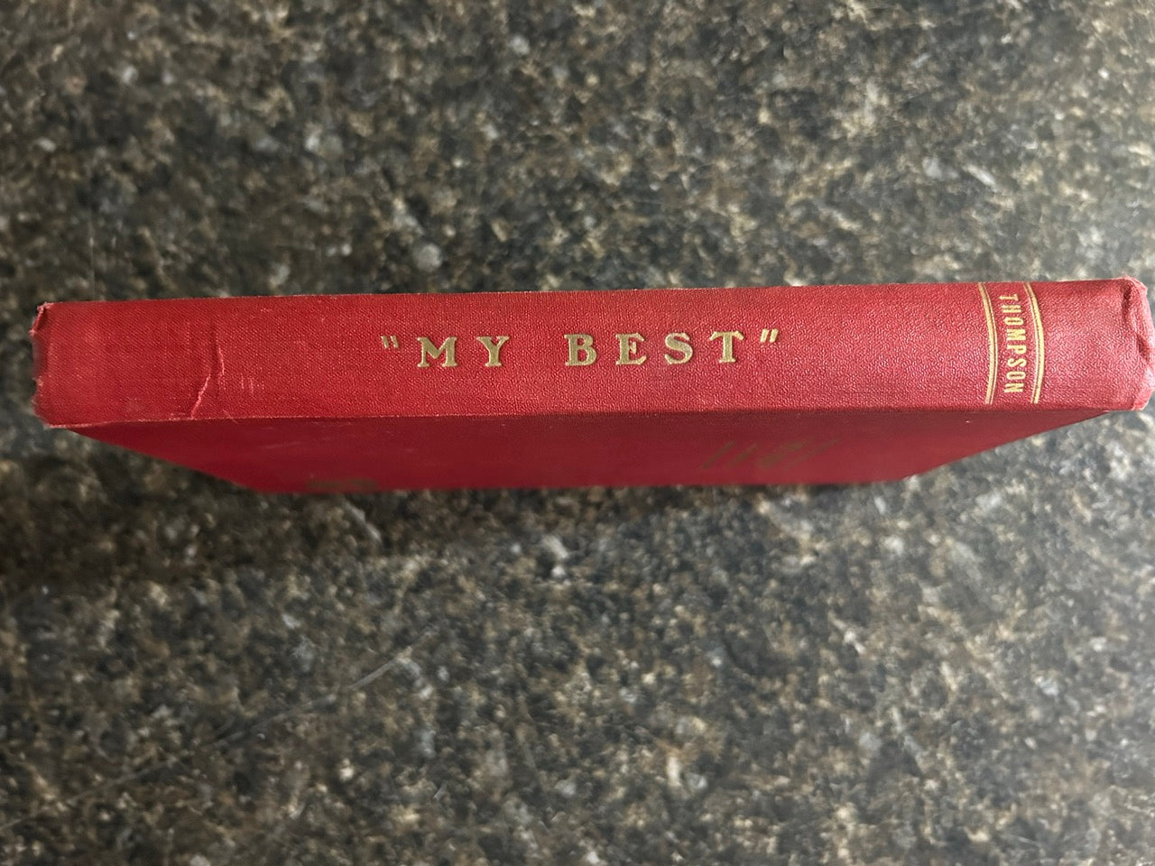 "My Best" - J. G. Thompson, Jr.