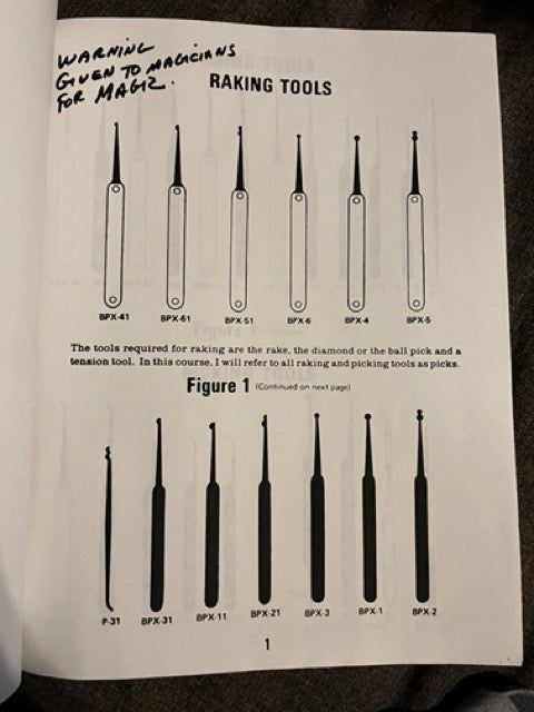 Lockpicking Manual