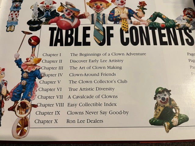Ron Lee's World of Clowns (Book) - SIGNED