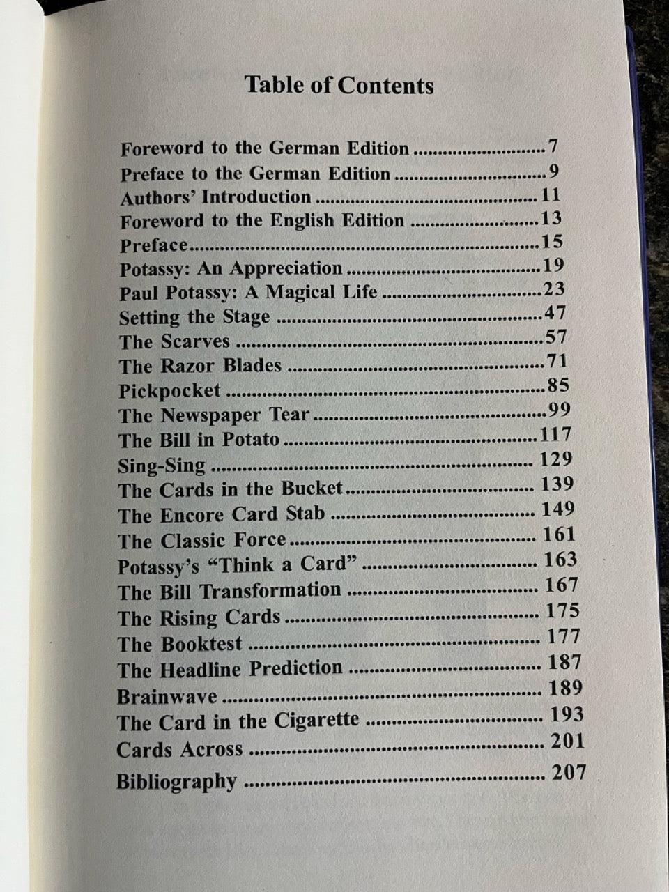 The Magic of Paul Potassy - Schenk & Sondermeyer