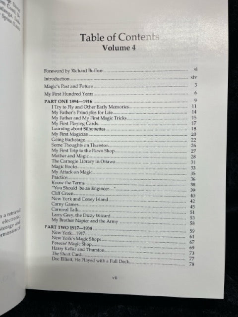 Vernon Chronicles Vol. 4 - He Fooled Houdini, Dai Vernon, A Magical Life - Deluxe Collector's Edition