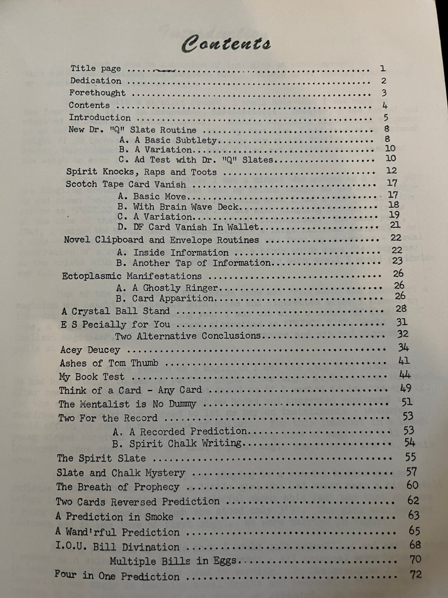 Micro-Mental Miracles - Joseph M White