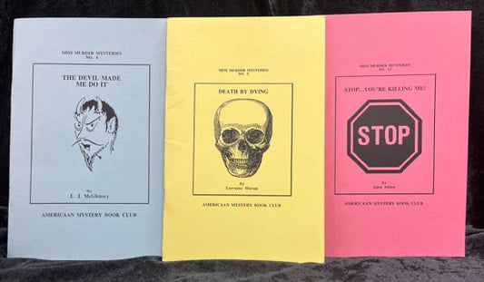Mini Murder Mysteries Book Test booklets - Lorraine Moran/Americaan Magic Co.