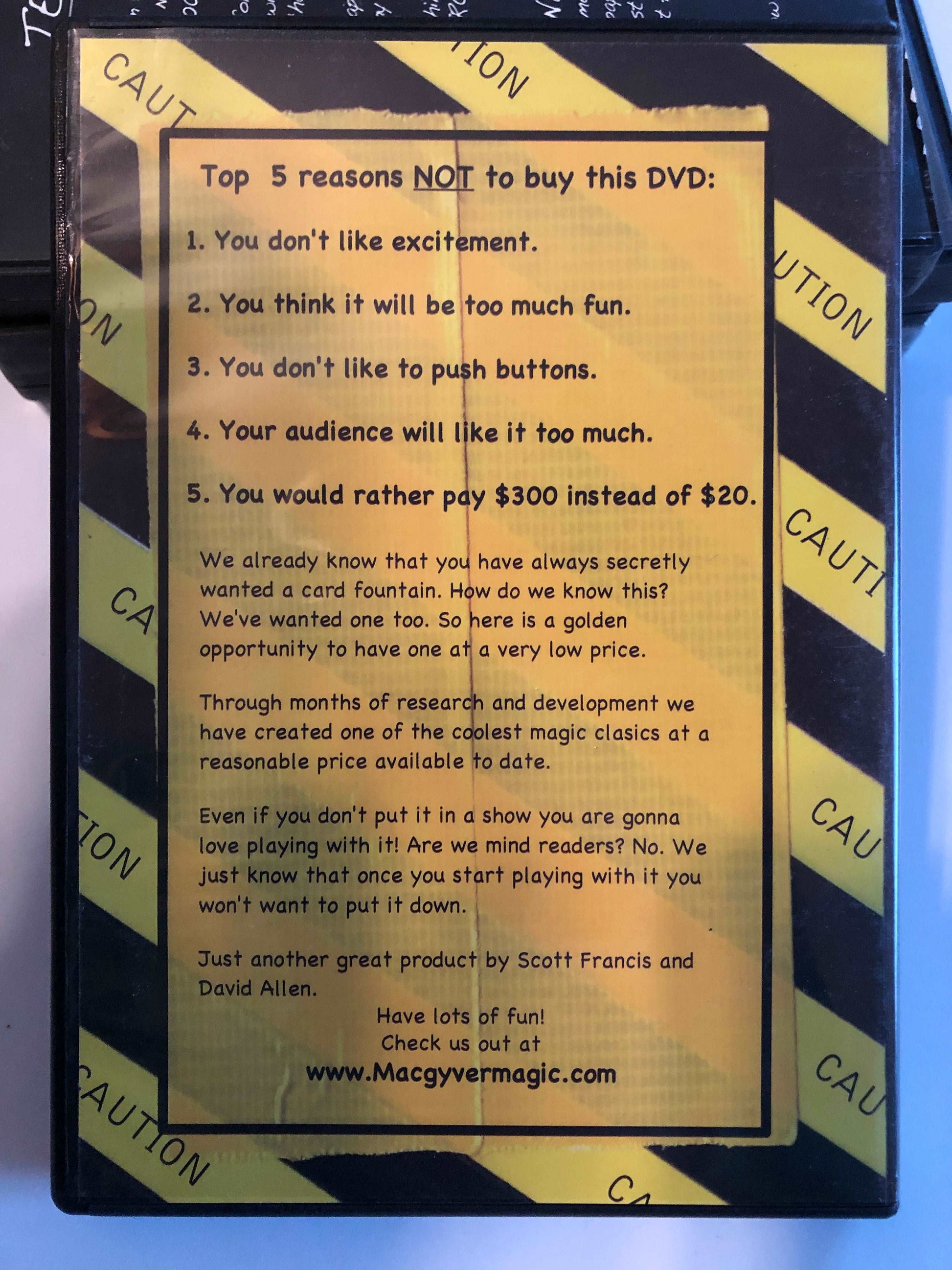 Build Your Own Card Fountain For Under $20 - Macgyvermagic - DVD