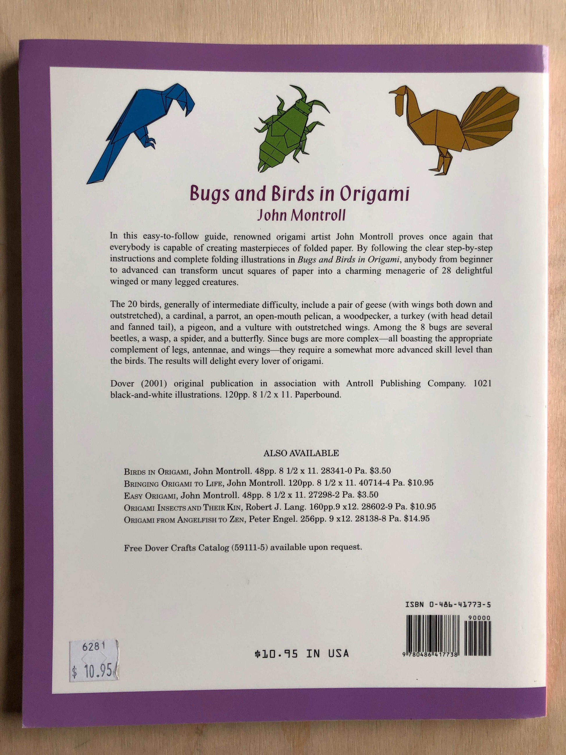 Bugs and Birds in Origami - John Montroll