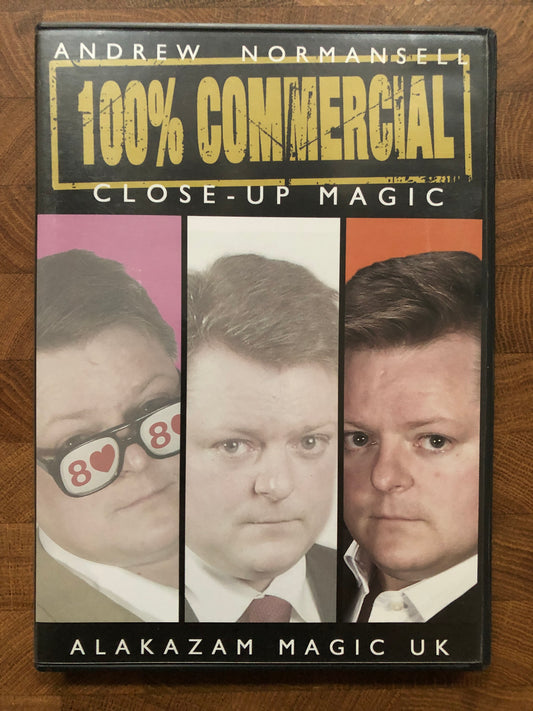100% Commercial Close-Up Magic - Andrew Normansell - DVD