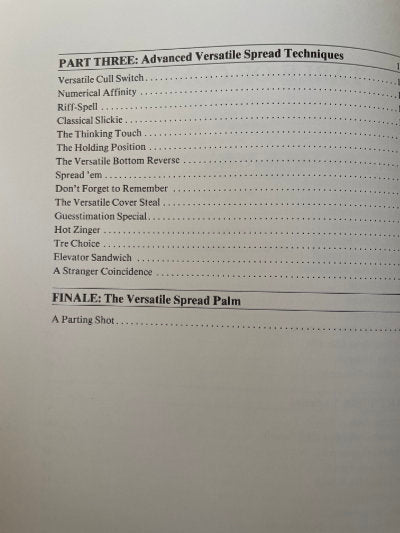 Versatile Card Magic - Frank Simon - First edition