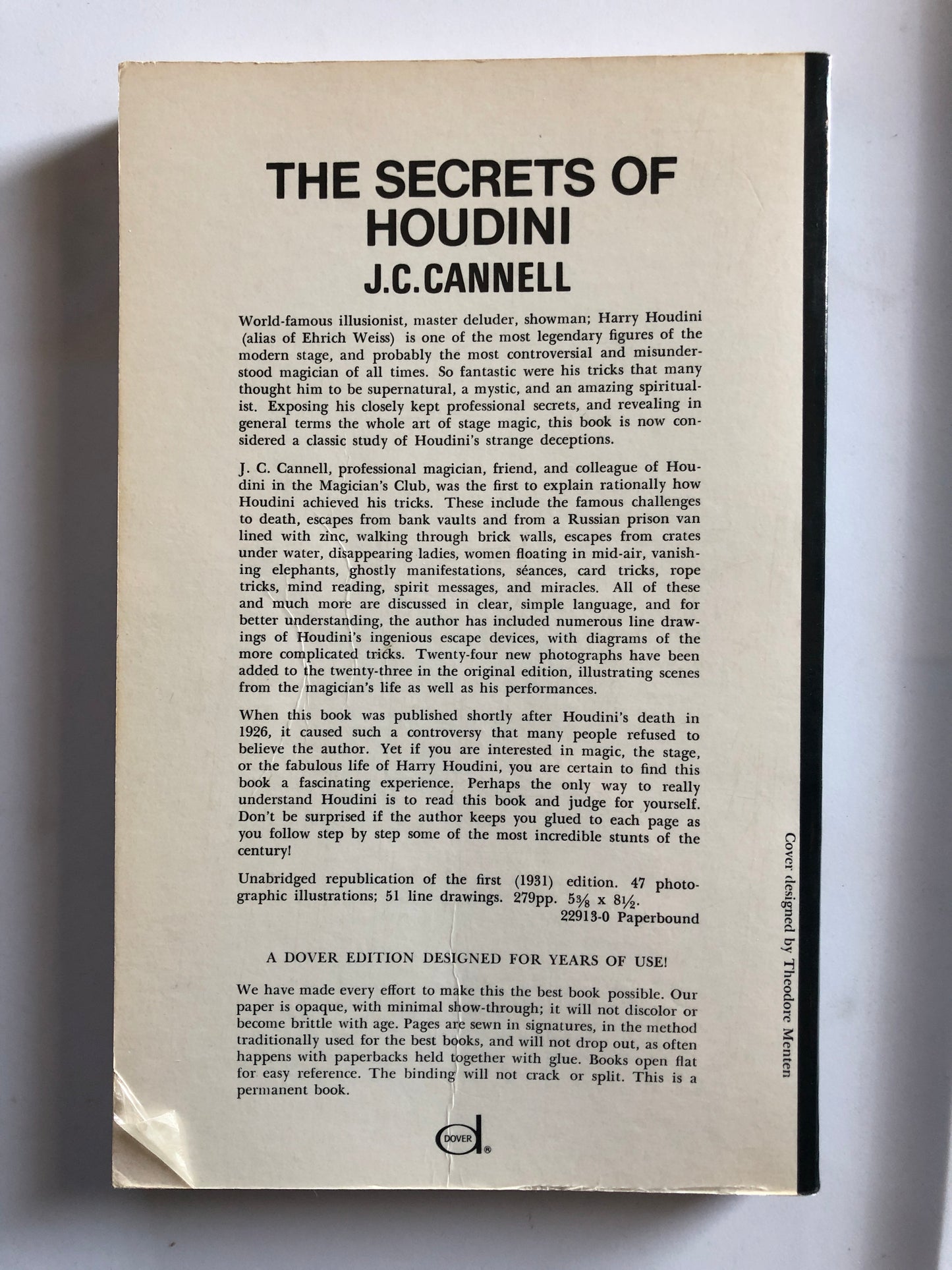 The Secrets of Houdini - J.C. Cannell
