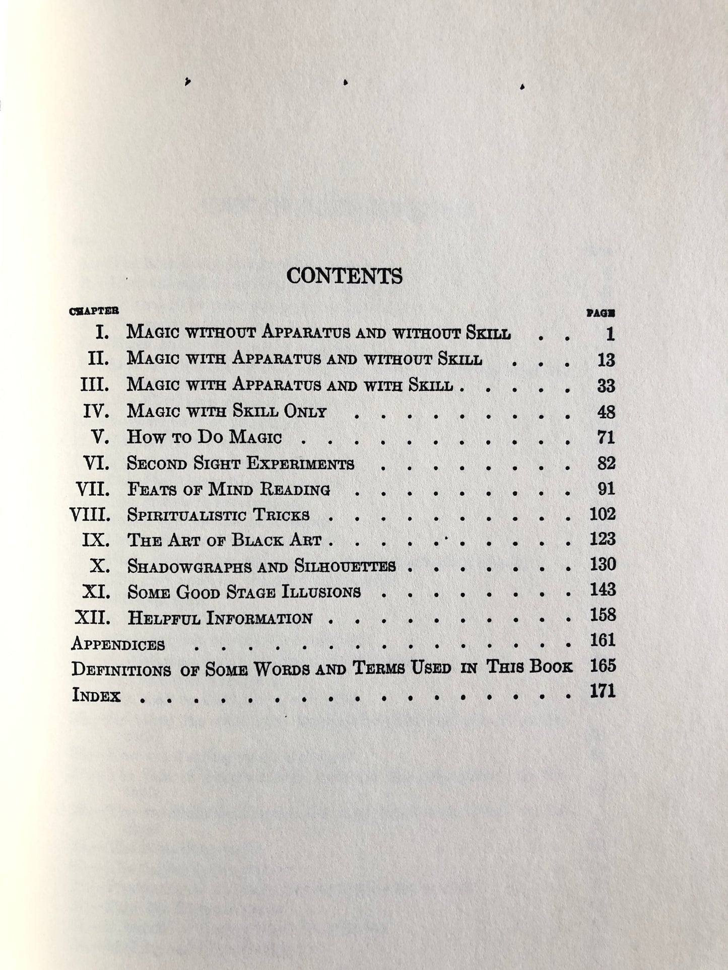 The Book of Magic: Being A Simple Description of SOme Good Tricks And How to do them With Patter - A. Fredick Collins