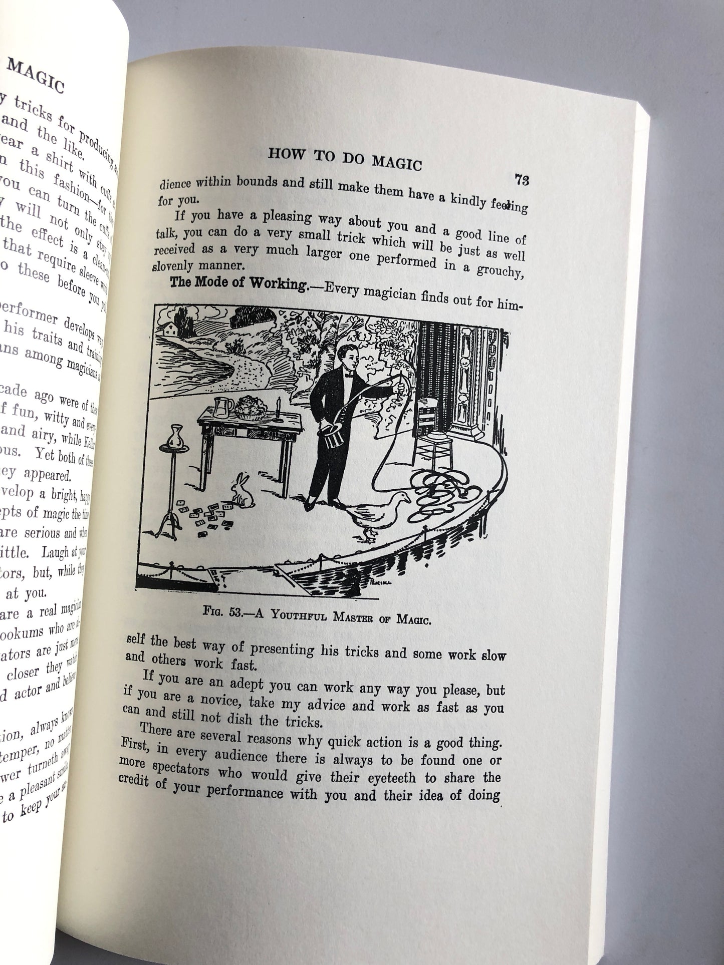 The Book of Magic: Being A Simple Description of SOme Good Tricks And How to do them With Patter - A. Fredick Collins