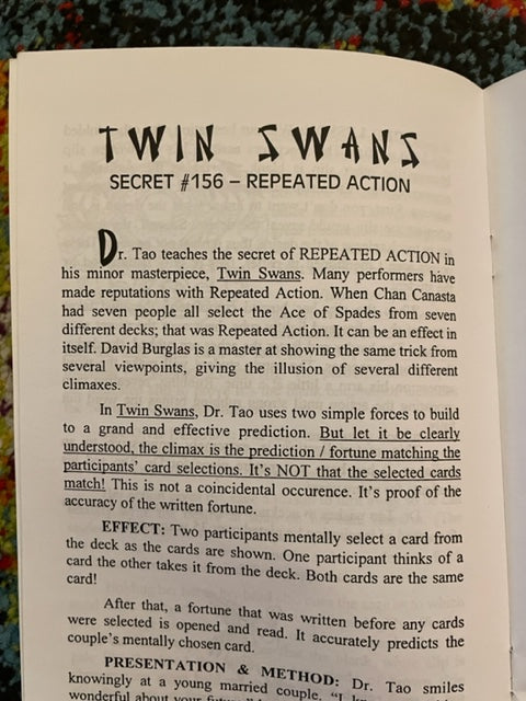 The Secrets of Dr. Tao Vol IX Book 6- Doc Hilford