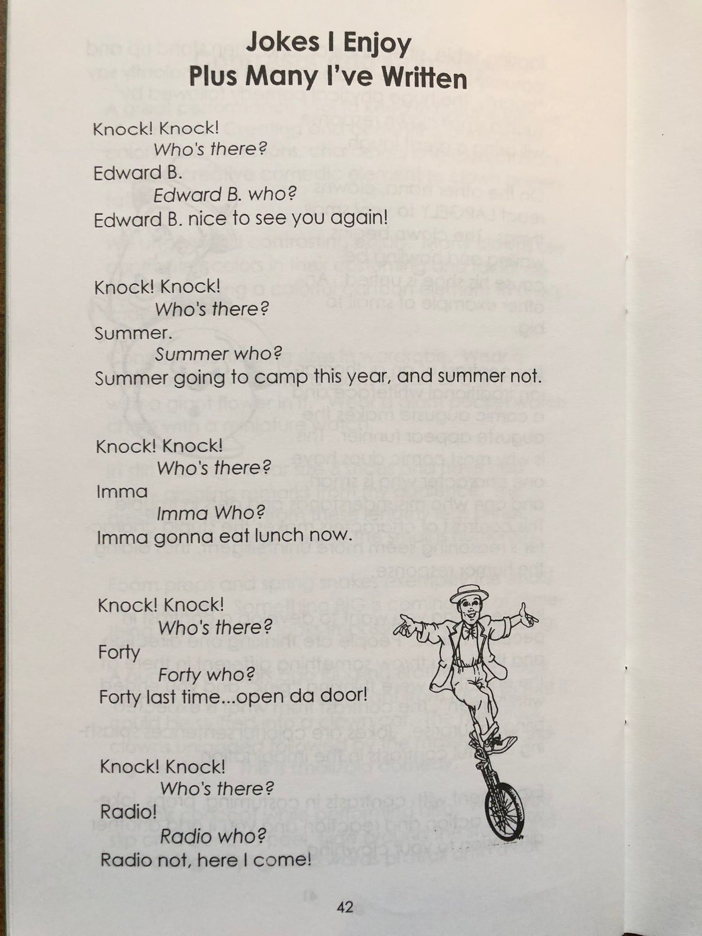 Funny, Funny Clown - Randy Christensen