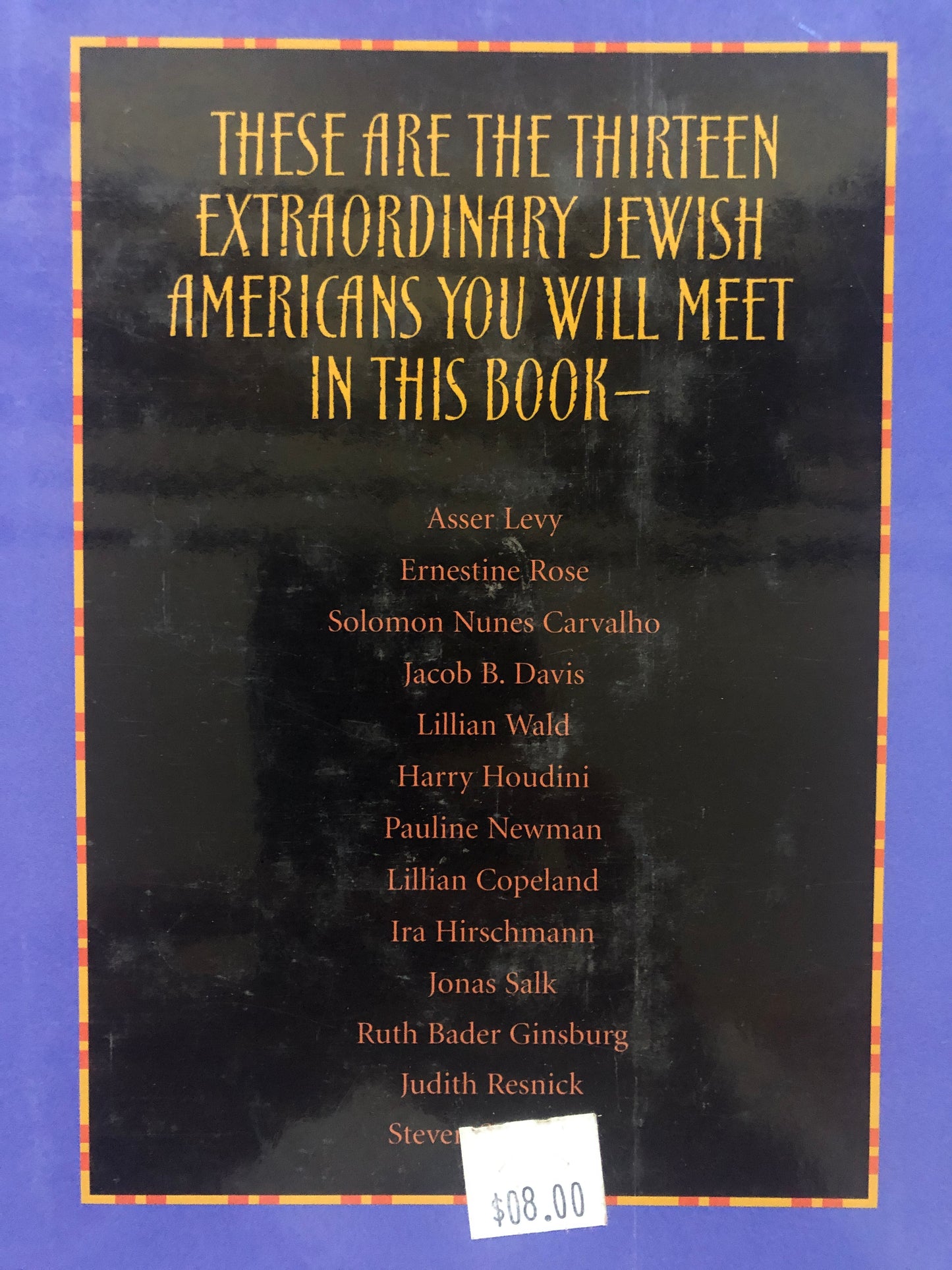 In The Promised Land: Lives of Jewish Americans (Harry Houdini) - Doreen Rappaport