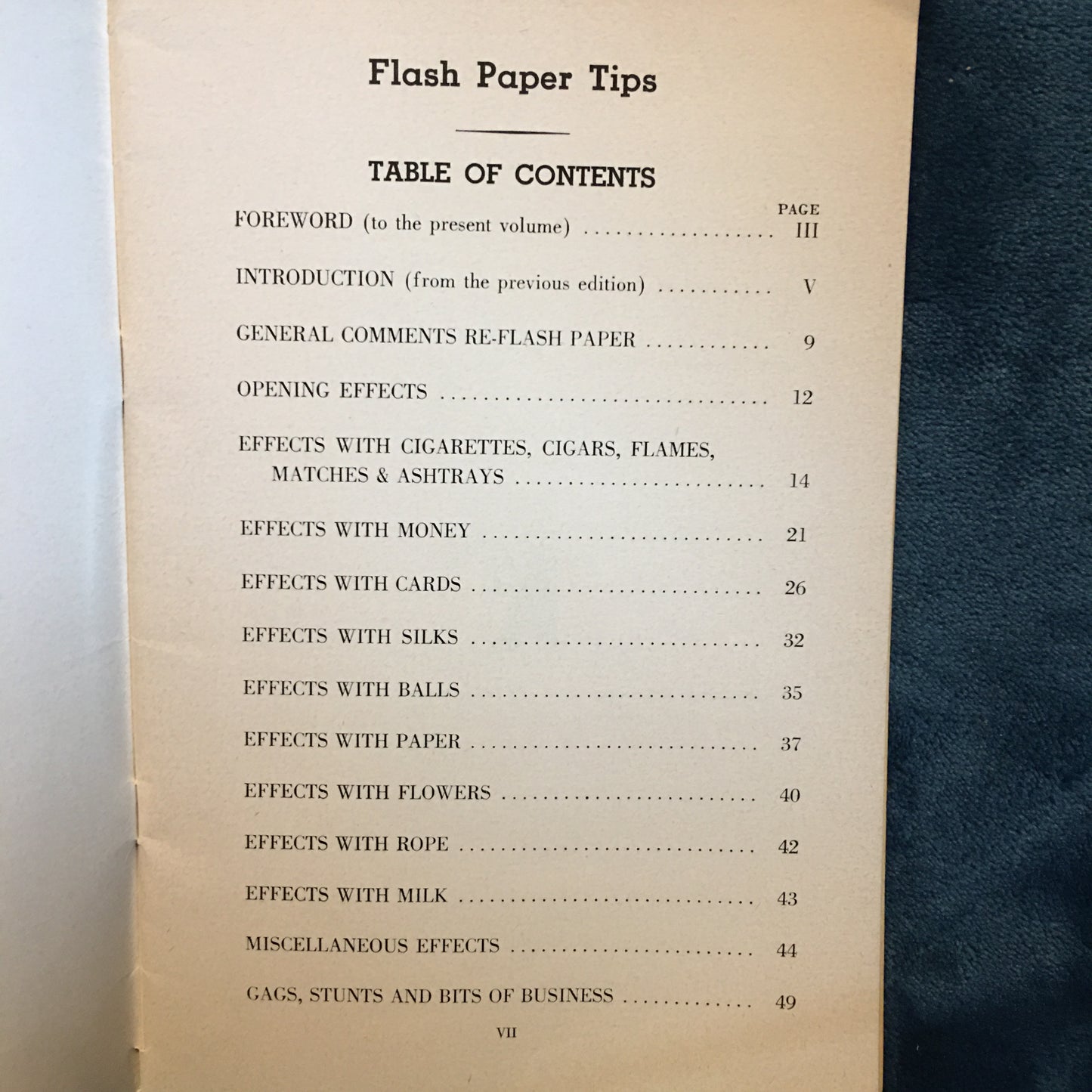Flash Paper Tips - Stuart Robson & Ralph W Read