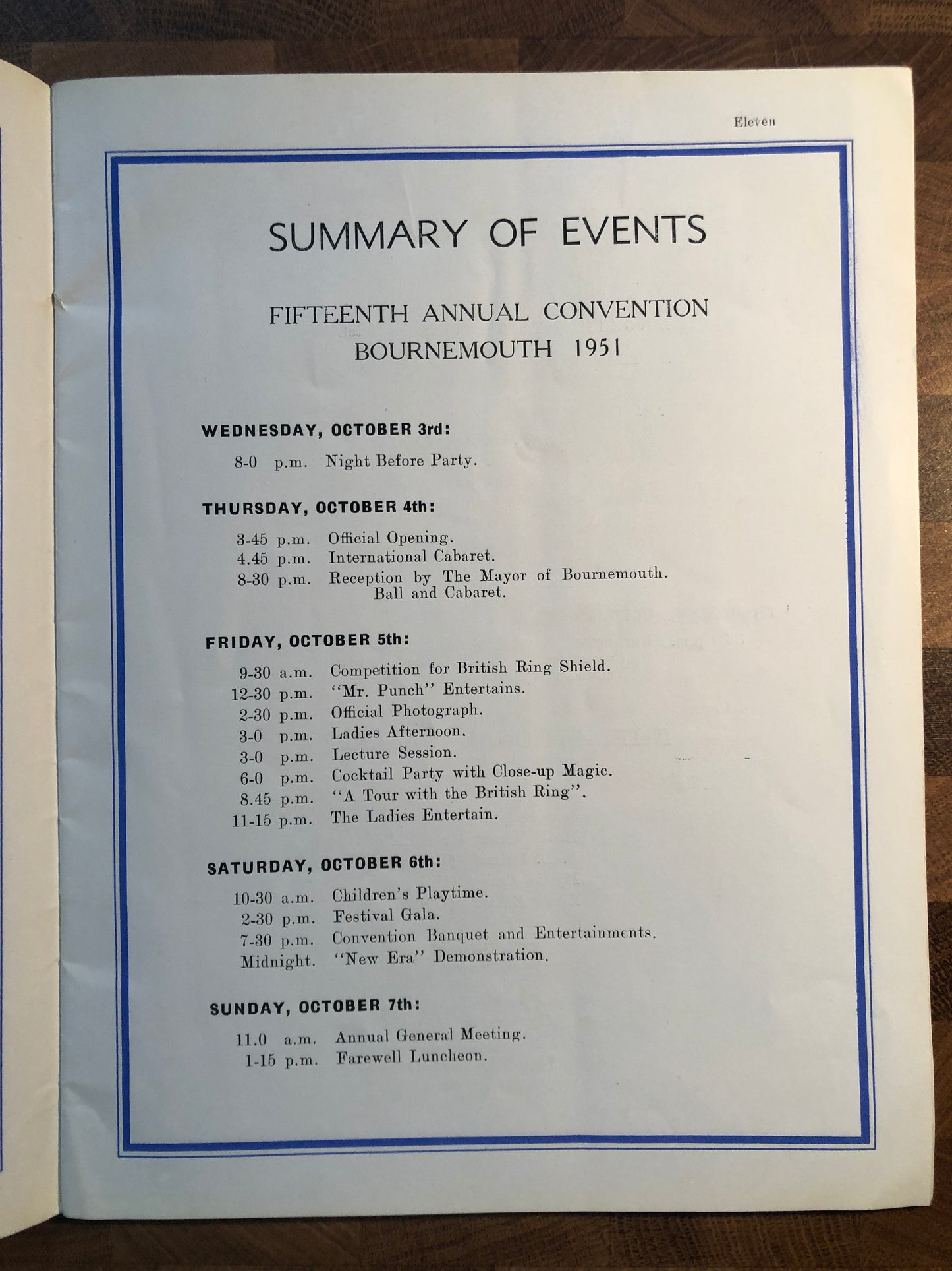 4 Magic Programs/Advertisement Pieces