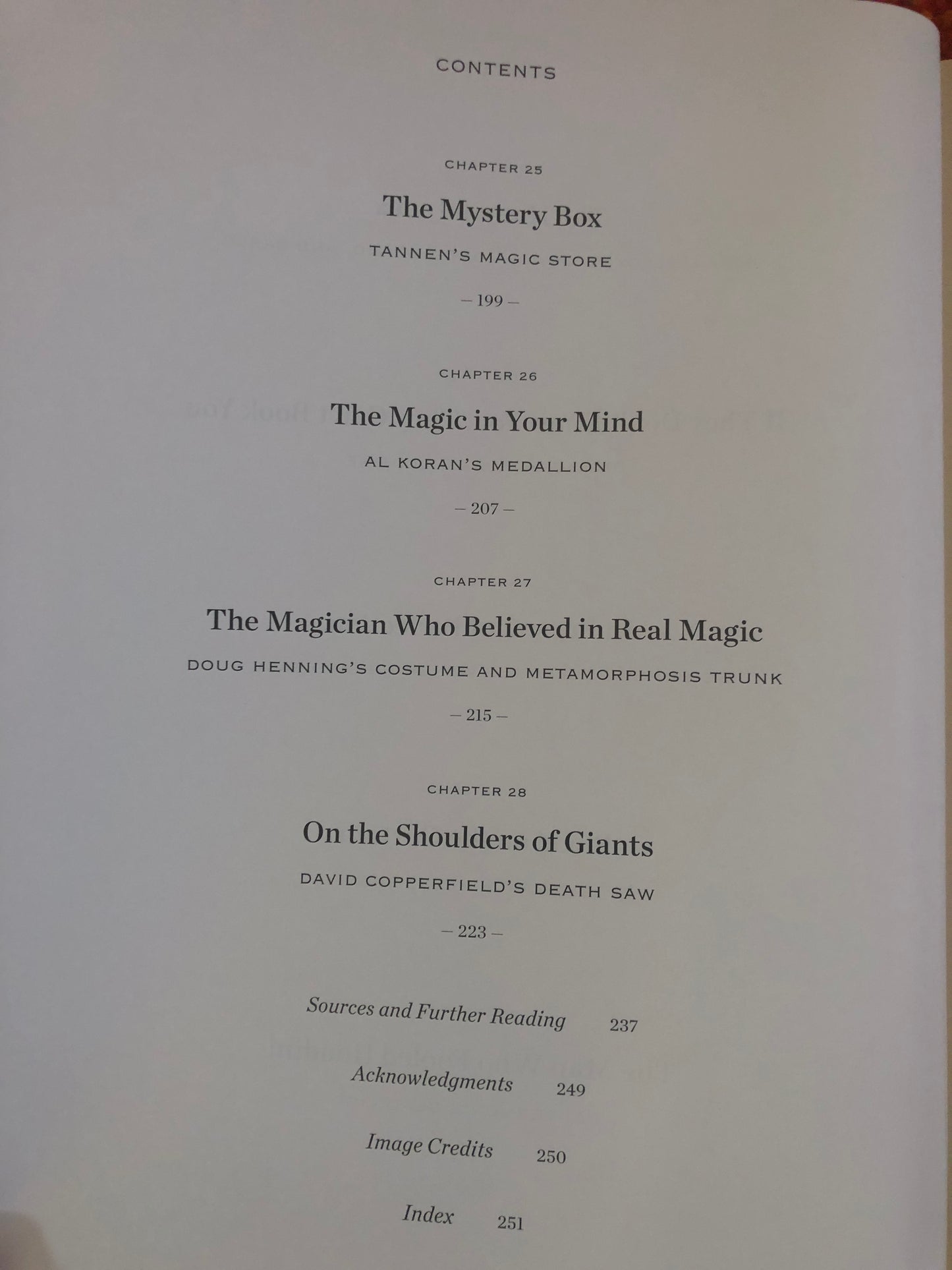 David Copperfield's History of Magic - Book