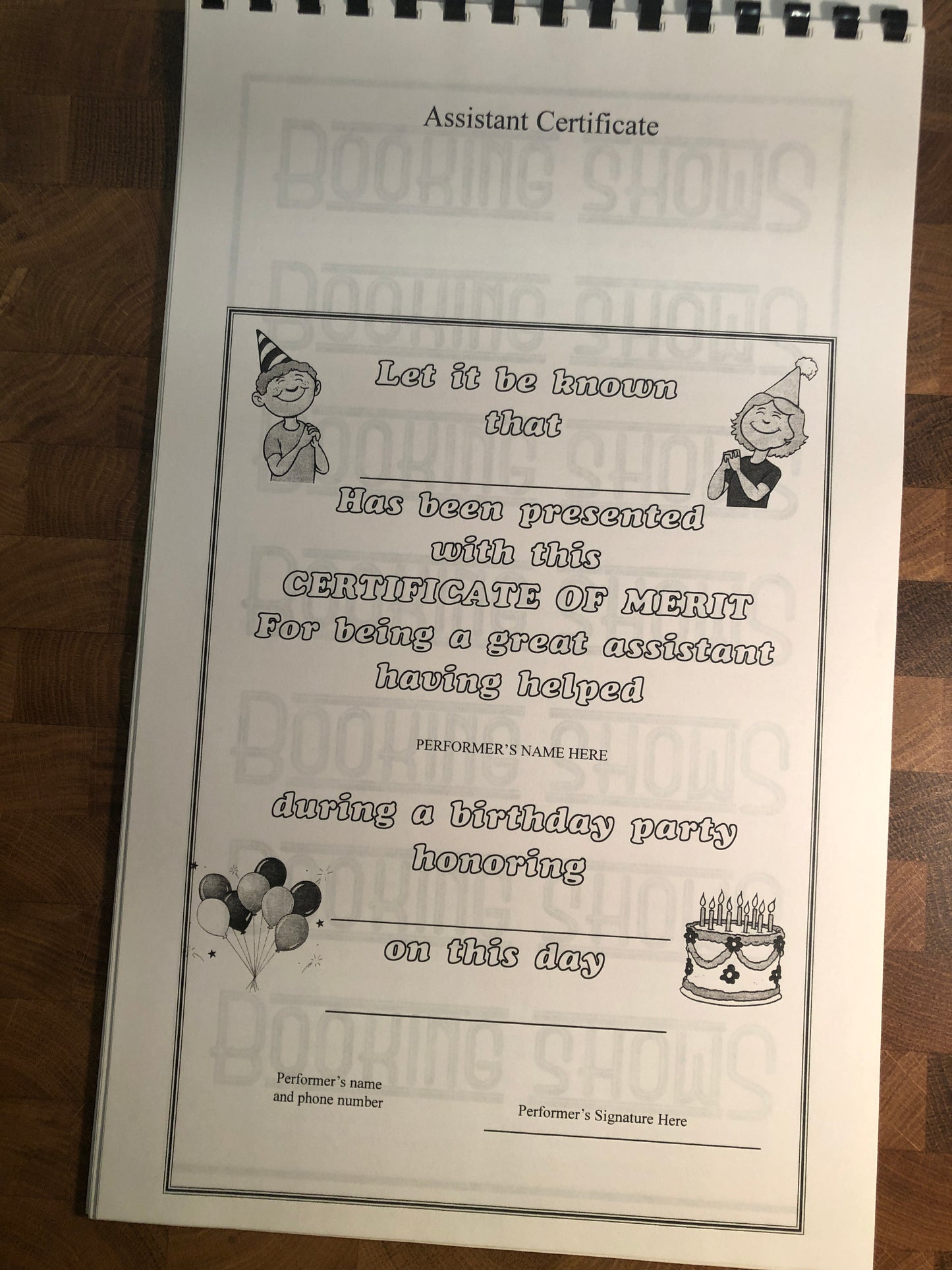 Bruce Kalver's Birthday Party Portfolio