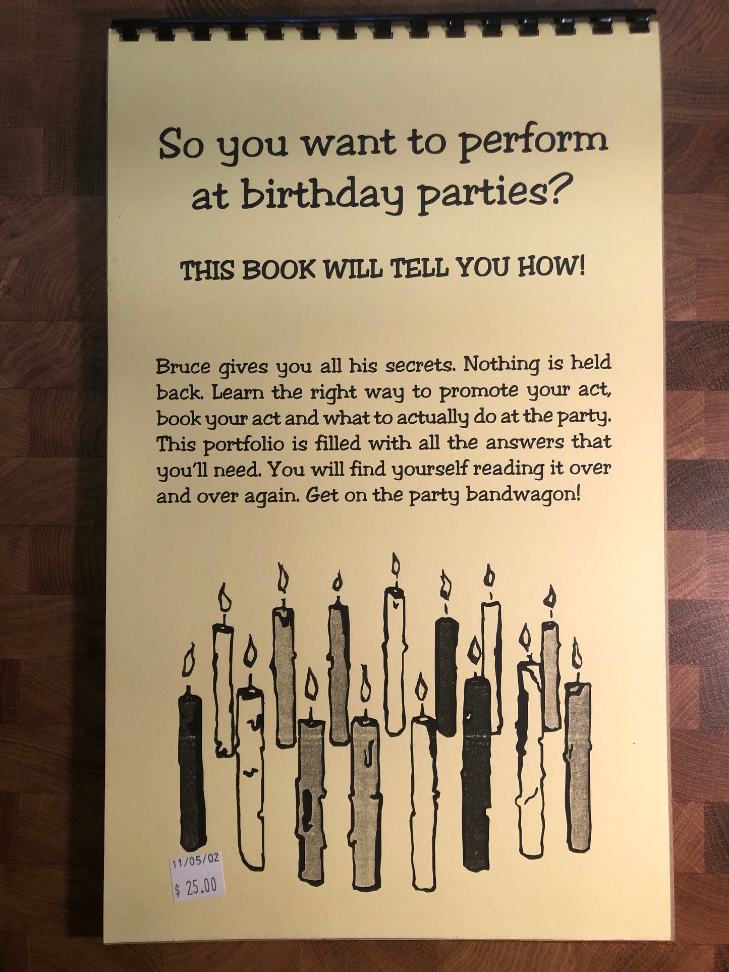 Bruce Kalver's Birthday Party Portfolio