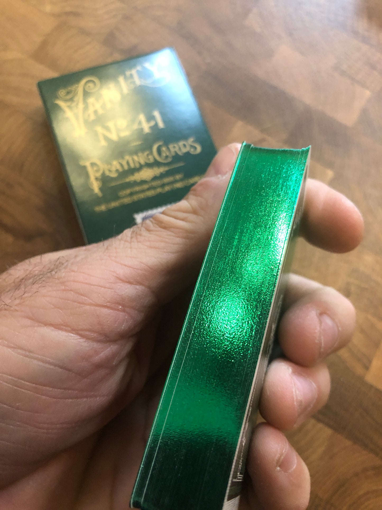 Limited Gilded Edition Late 19th Century Vanity (Clown) Playing Cards(SM1)
