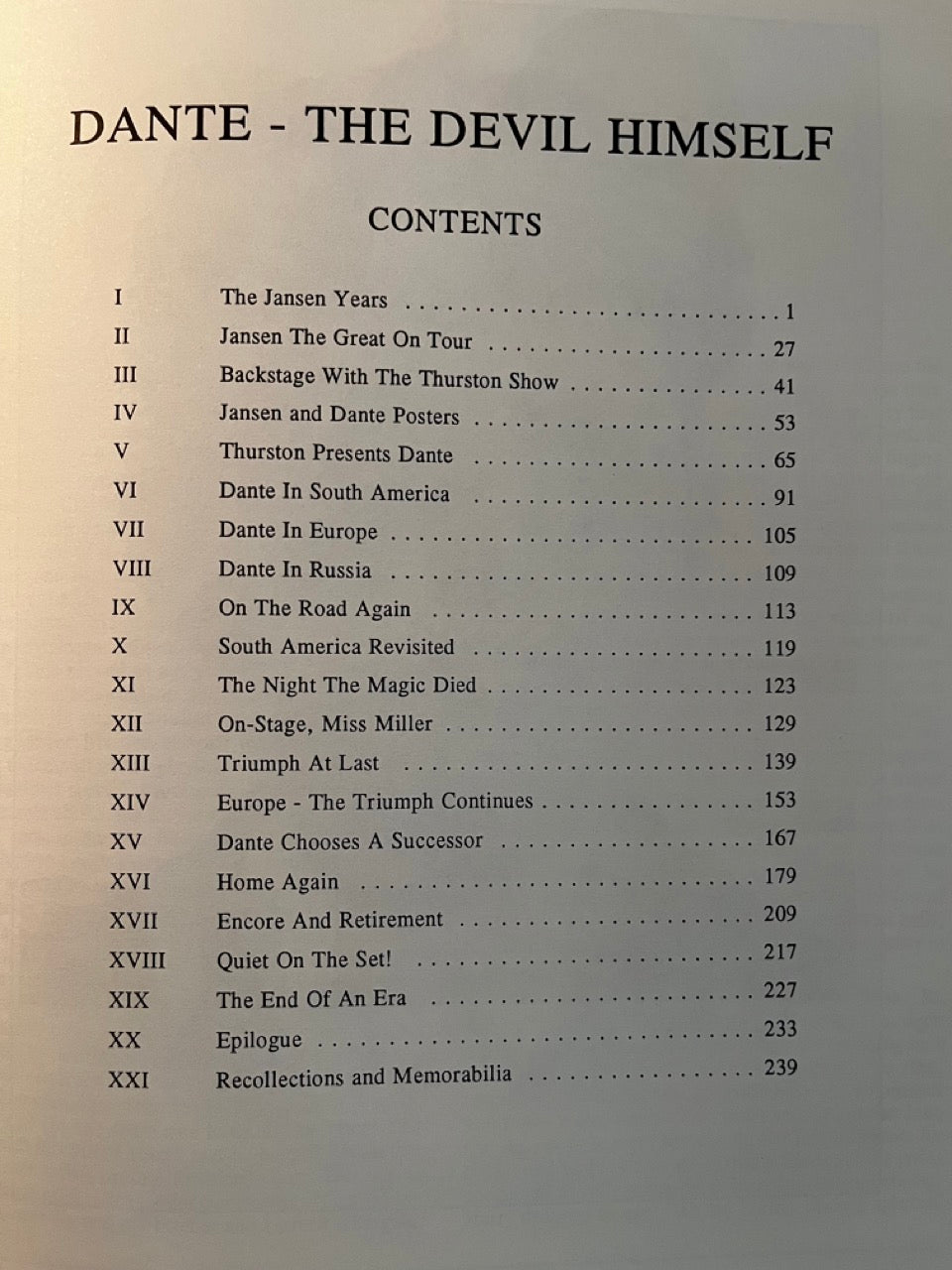 Dante: The Devil Himself - Phil Temple
