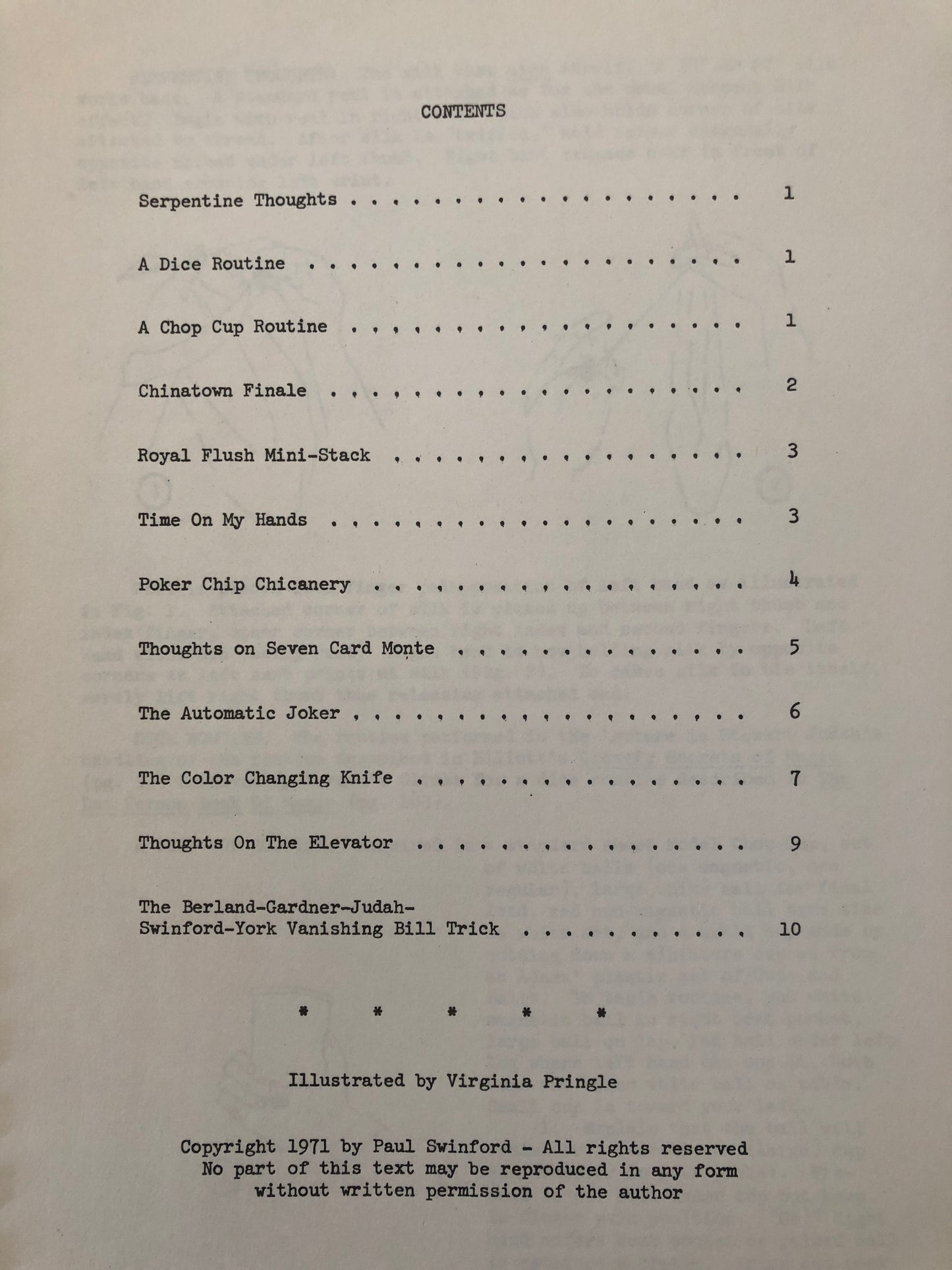 Paul Swinford Lecture Notes - Jeff Busby