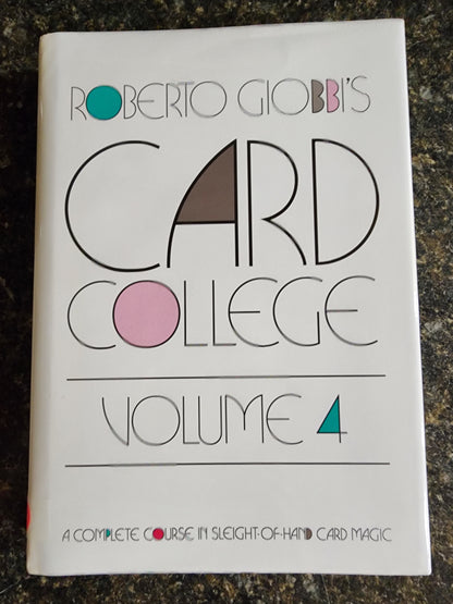 Card College Vol. 4 - Roberto Giobbi (USED)