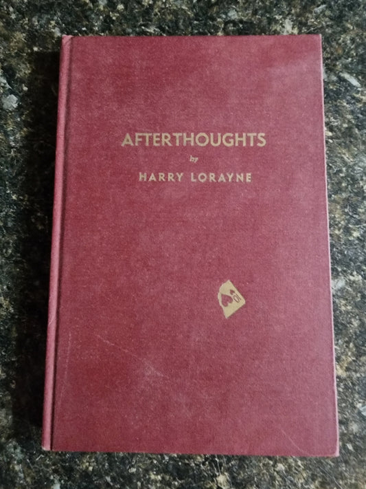 Afterthoughts - Harry Lorayne