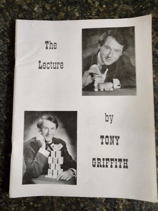 The Lecture - Tony Griffith - SIGNED