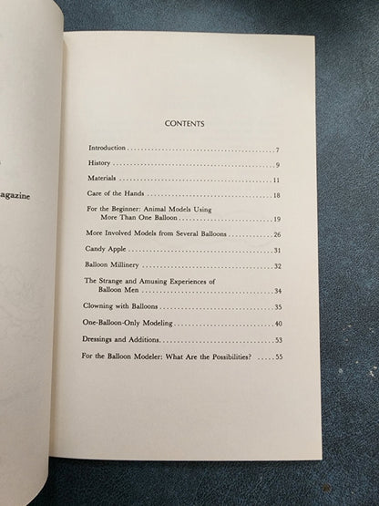 Manual of Balloon Modeling Vol.1 - Val Andrews