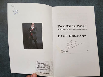 The Real Deal (Survival Guide for Magicians) - Paul Romhany