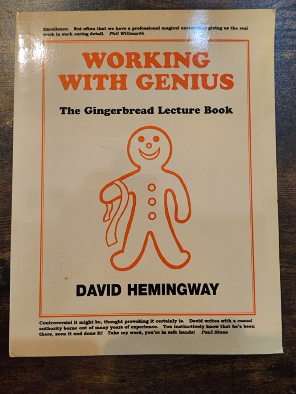 Working With Genius: The Gingerbread Lecture Book - David Hemingway