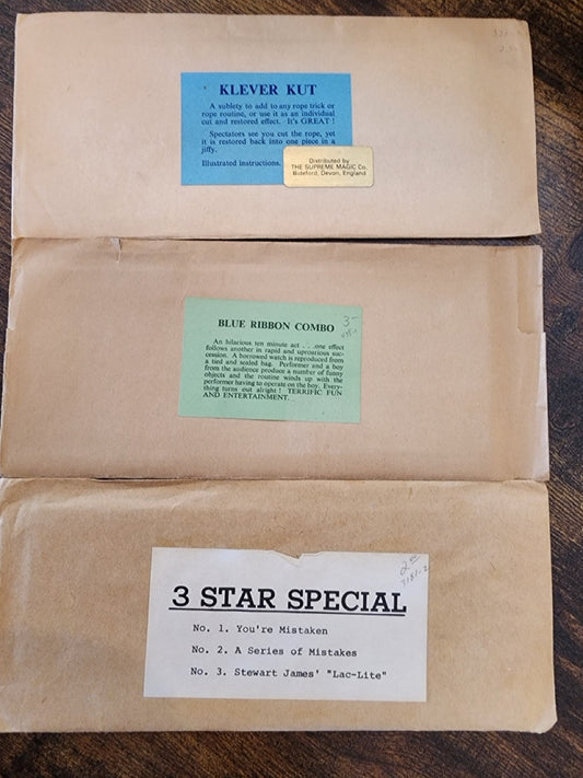 5 Tricks in 3 Envelopes - The Supreme Magic Co. (SM2)