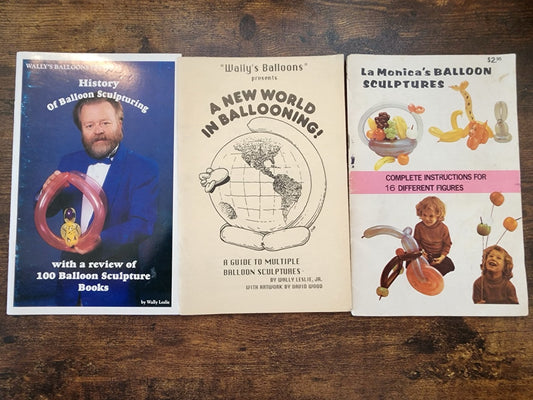 Balloon Book Lot #2  (3 Booklets) - SIGNED
