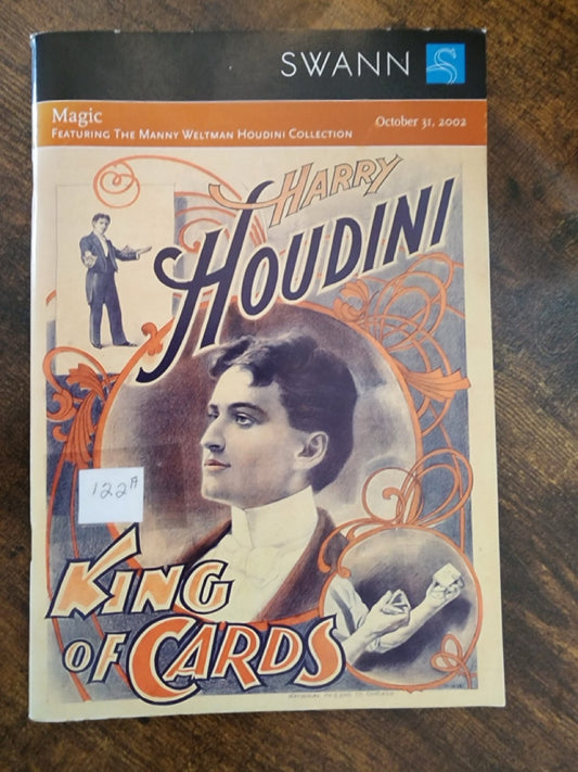 Auction Program of The Manny Weltman Houdini Collection from SWANN GALLERIES