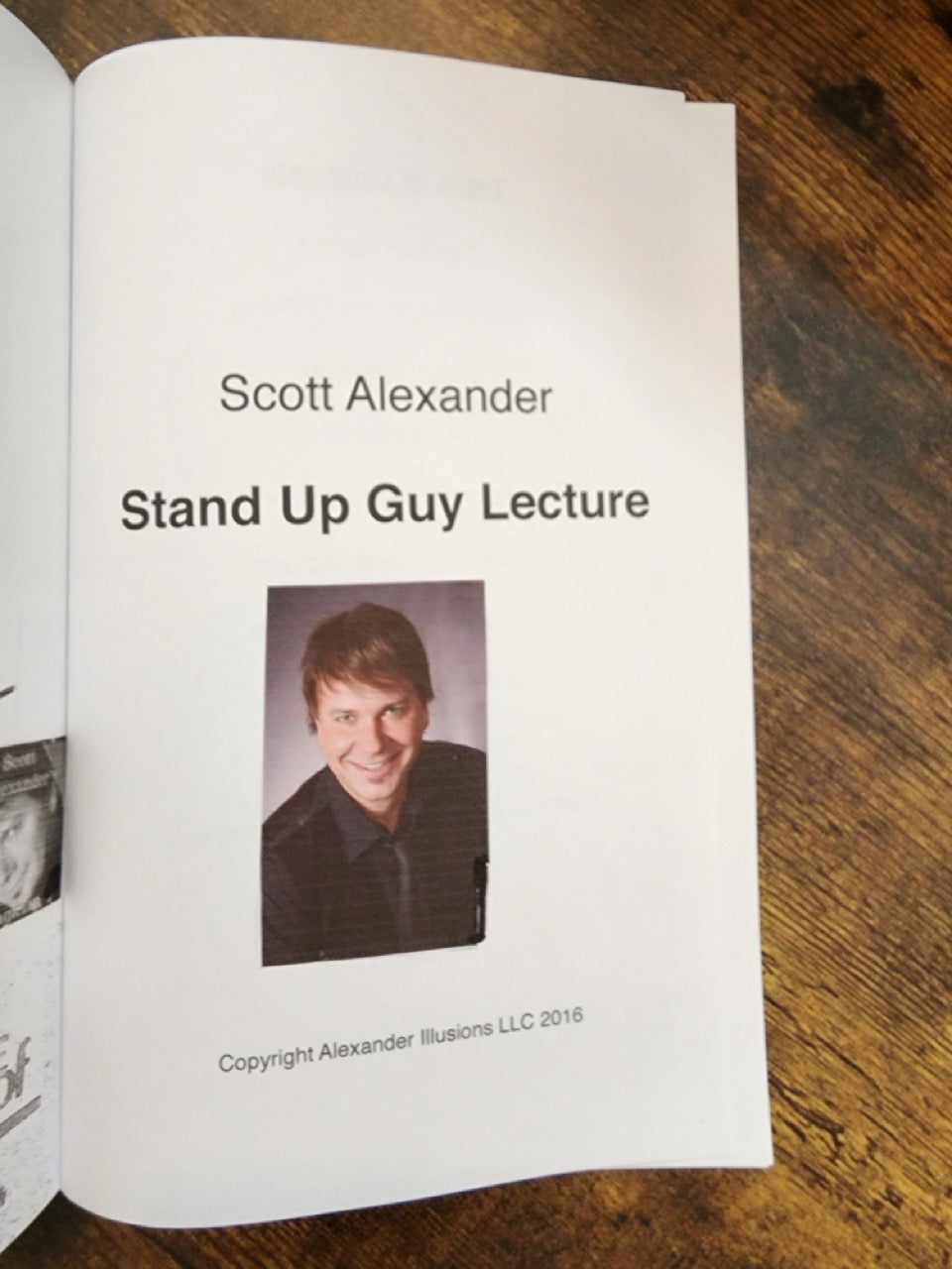 Stand Up Guy - Scott Alexander (used)