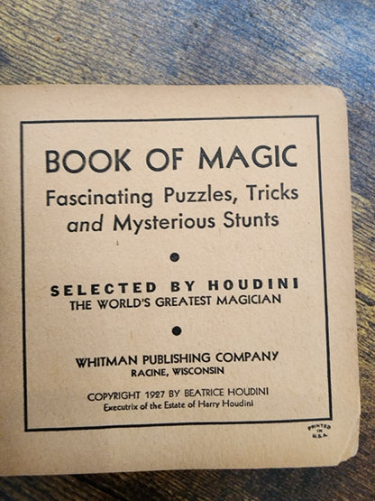 Houdini's Big Little Book of Magic - Houdini