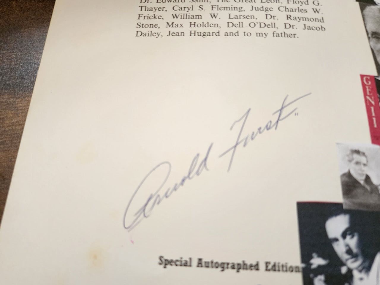 Great Magic Shows - Arnold Furst - SIGNED & Numbered