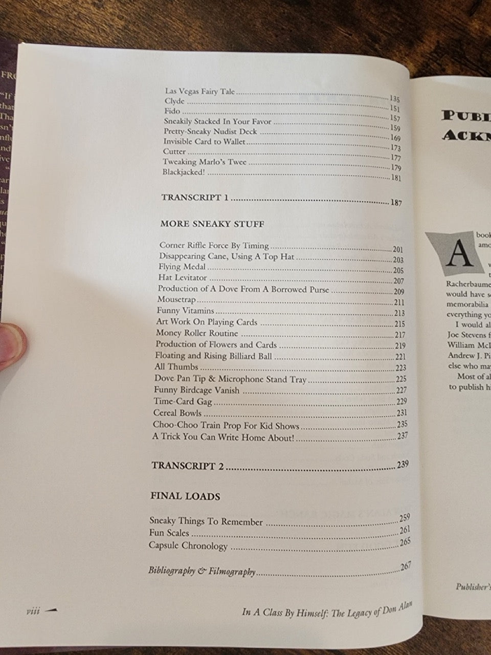 In a Class by Himself, The Legacy of Don Alan - Jon Racherbaumer