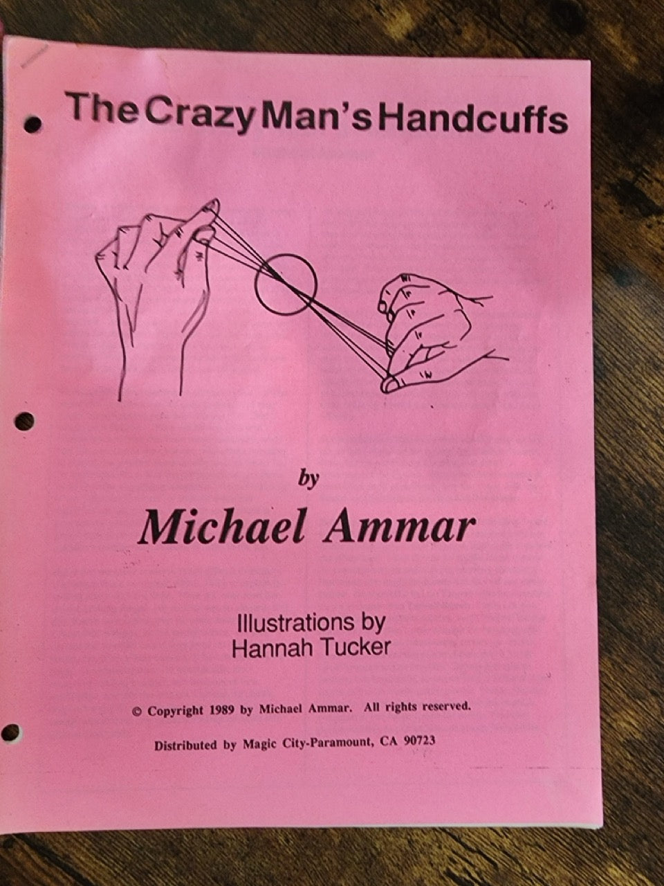 The Crazy Man's Handcuffs - Michael Ammar