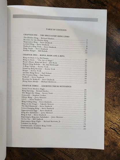 Magic With Finger Rings - Jerry Mentzer (softcover)