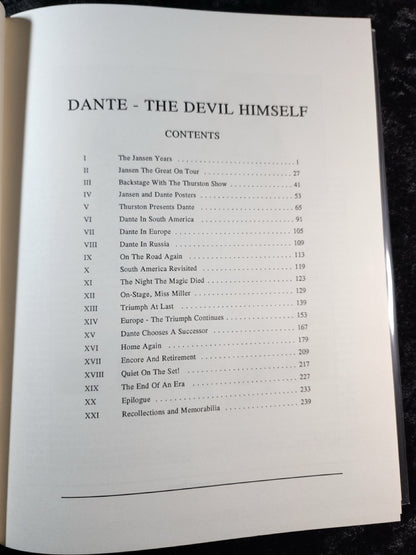 Dante: The Devil Himself - Phil Temple - SIGNED