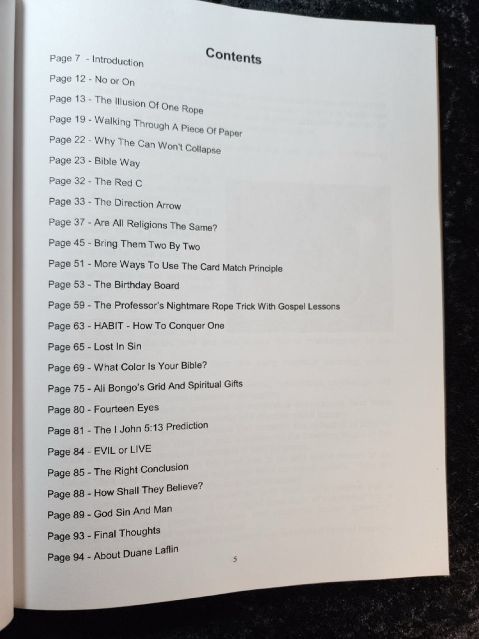 Amazing Gospel Illusions You Can Make - Duane Laflin