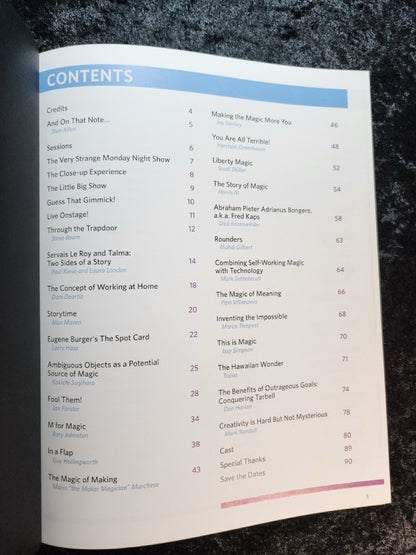 2020 Magic Live! Program