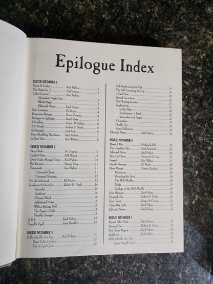 Epilogue - Karl Fulves (Copy #2)