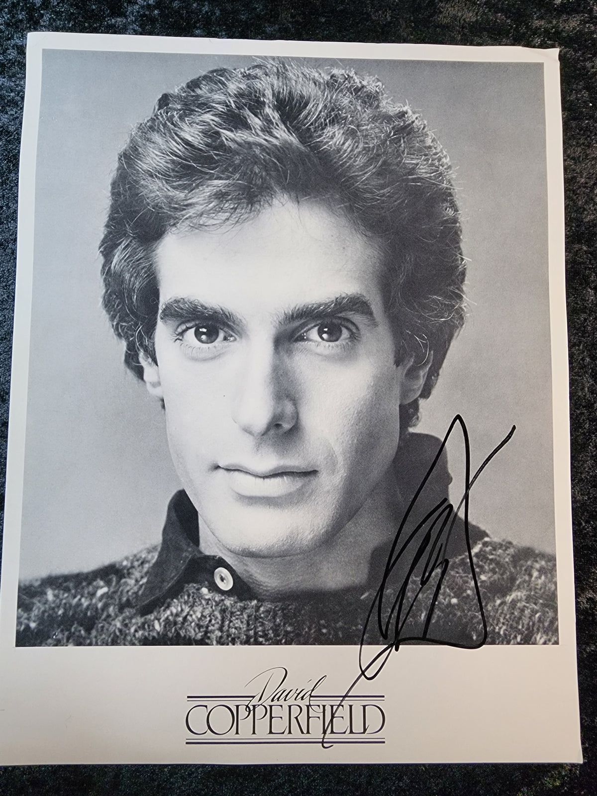 David Copperfield Signed 8"x10"